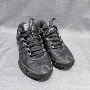 Nike Shox NZ Women's Sz 7.5 Black Silver Sneakers Athletic Shoes 314561-004